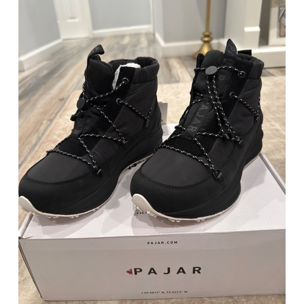 NIB Pajar Urban Combat Waterproof Insulated Snow Boots Black Size US 9
